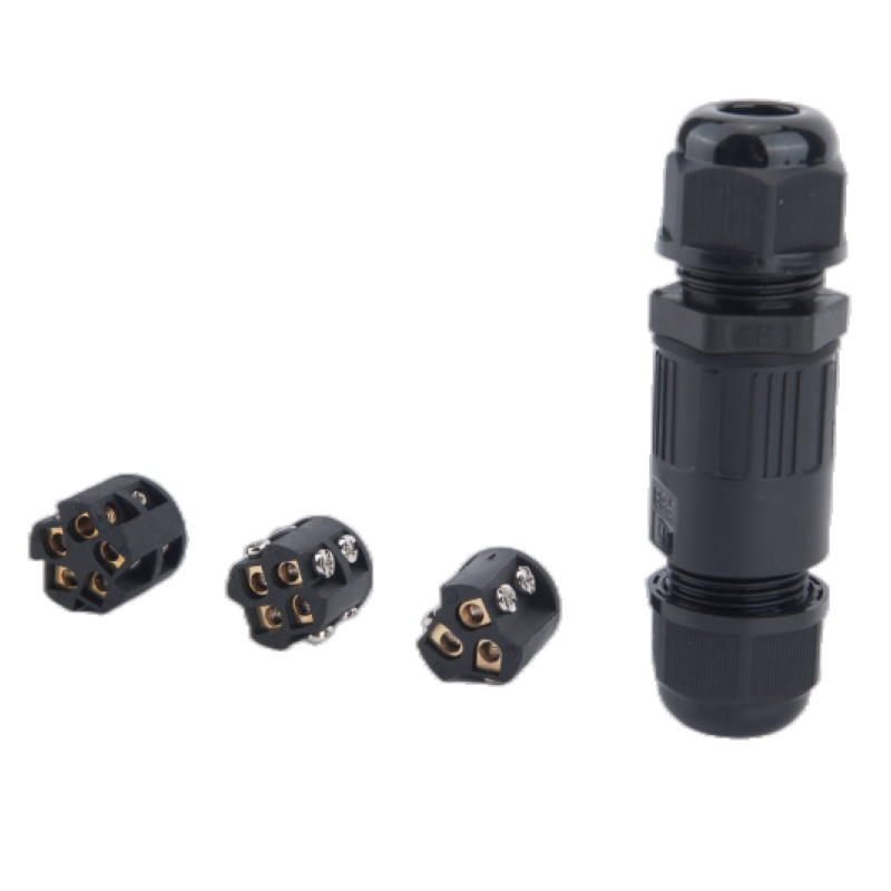 ConnectorKJS-M20S-2P/3P/4P/5P(直通螺丝单壳款）